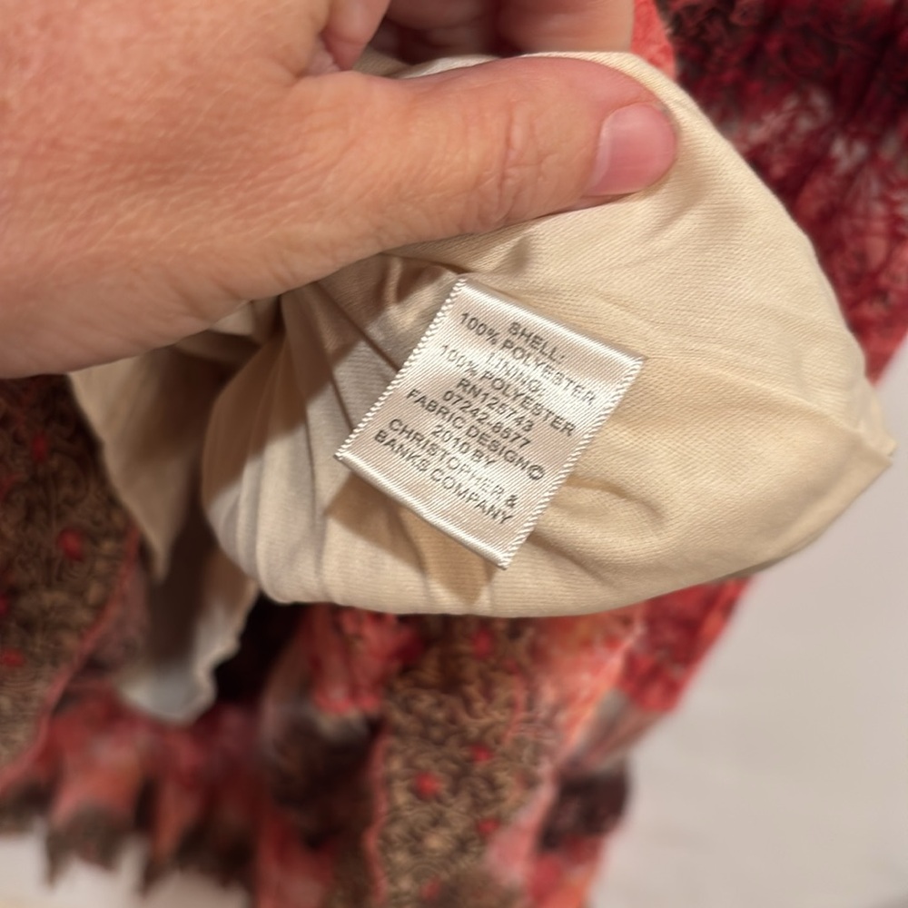 NWT Christopher and Banks, Bohemian Multicolor Maxi Skirt S colorful Fall - Picture 10 of 10